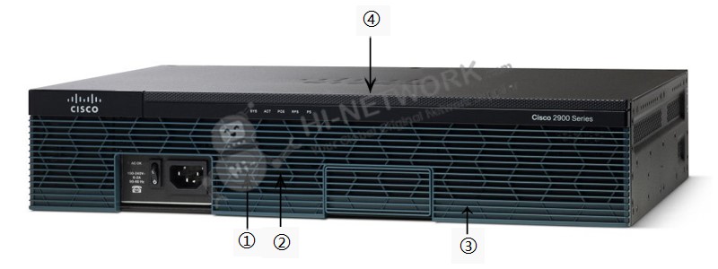 front-panel-cisco2911-k9-datasheet