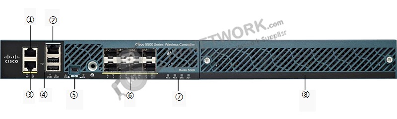 front-panel-air-ct5508-12-k9-datasheet