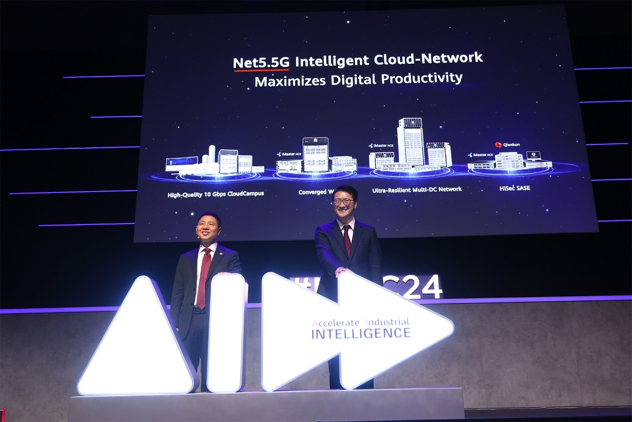 Huawei Releases 4 Main Solutions for Net5.5G Smart Cloud Network, Leaping Digital Productivity